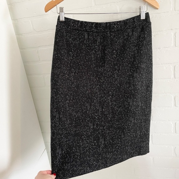 Vintage y2K 90s Pencil skirt Lurex Stretch Rockstar girlfriend Whimsygoth S - Picture 5 of 9